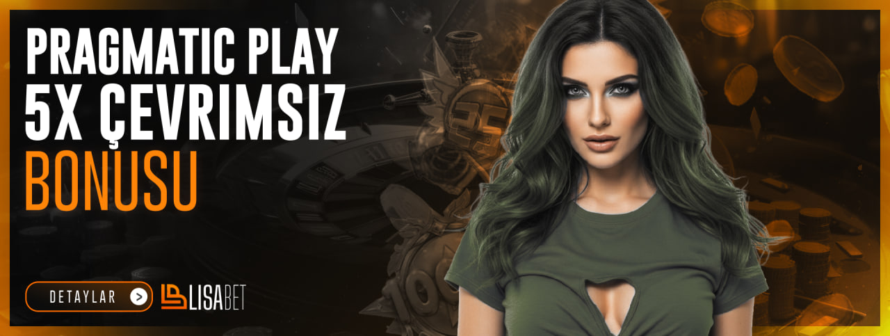 Pragmatic Slotlarında Kurallar Değişti: 5X Çevrimsiz Bonus! 🎰🔥  Lisabet’te Pragmatic Play rüzgarı esiyor! En sevdiğin slotlarda geçerli 5X Çevrimsiz Bonus ile kazanca giden yolu kısalt. Karmaşık çevrim şartlarıyla uğraşma, sadece oyunun keyfine ve kazancı
